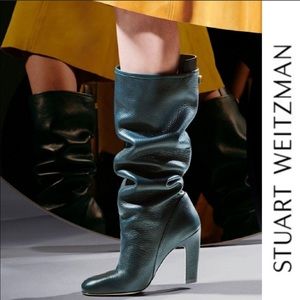 Stuart weitzman Charlie leather heeled boots SZ 7